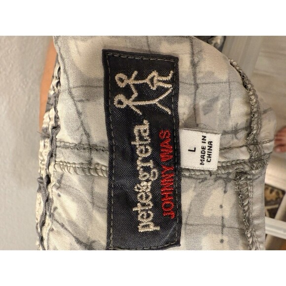 Pete & Greta  Johnny  Was Latiyu Silk Jogger Sz Large - Picture 6 of 6